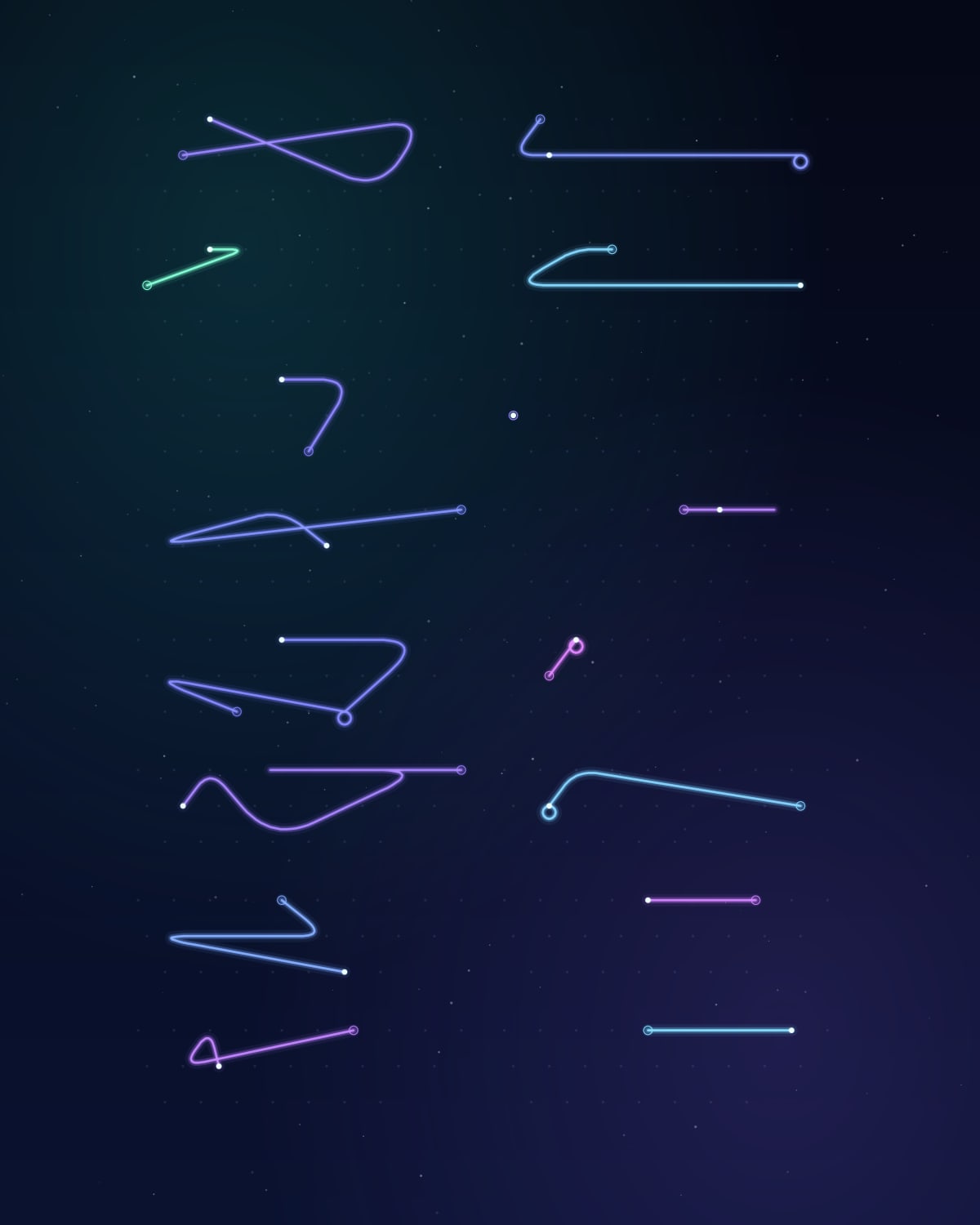 A path you cannot see, drawn as keyboard paths